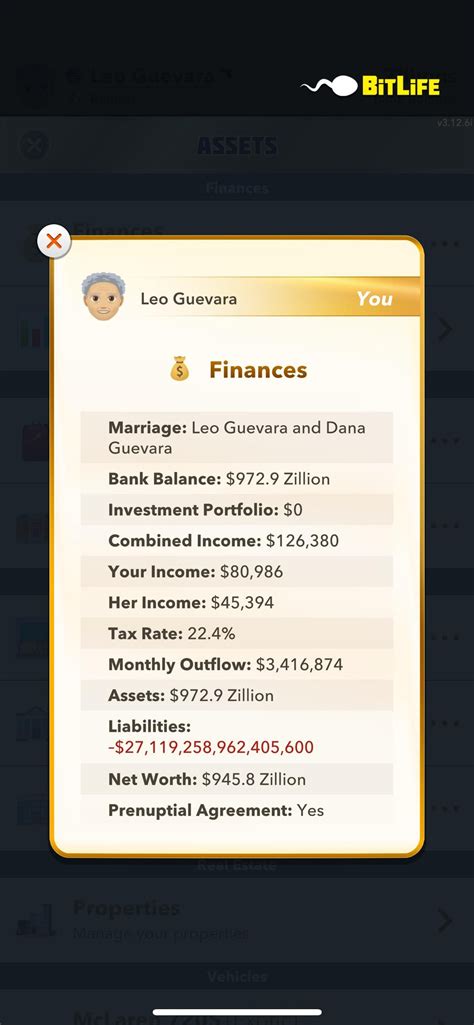 liabilities bitlife